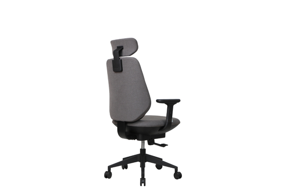 Class 4 Gas Spring black swivel office chair Adaptive Spring Adjustment 19.05 KG