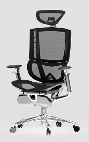 Adaptive Mesh Back Desk Chair PA Castor Elastic Netted Office Chairs